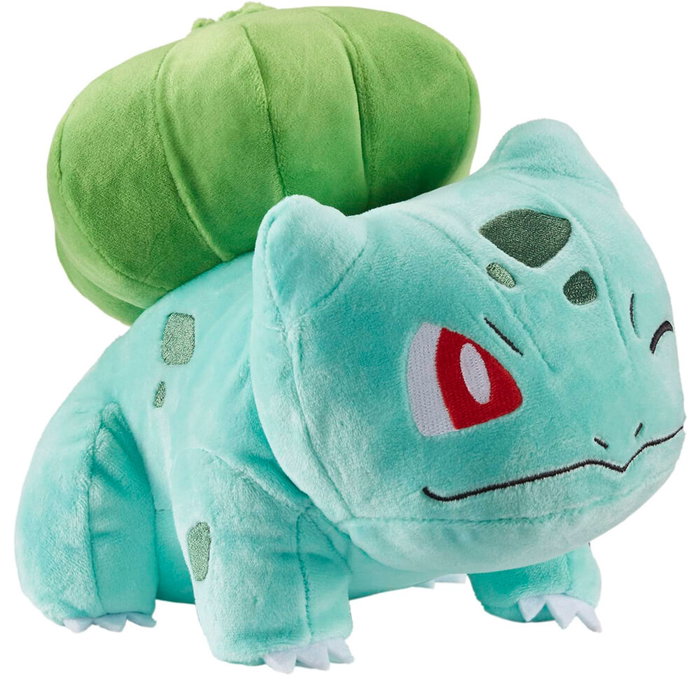 JAZWARES Peluche Pokemon Bulbasaur 17 cm