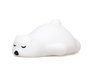 KioKids Oso Polar - Lampe veilleuse rechargeable en silicone pour enfant, ours polaire avec contrôle tactile et lumière douce - Lumière anti-peur USB