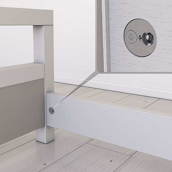 ITALIANA FERRAMENTA Vis Enganche Excentrica Zamak Ø35 Zincado