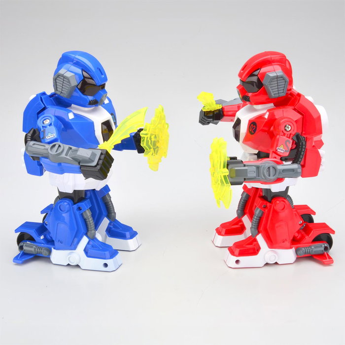 Tachan Pack de 2 Robots RC de Boxe avec Télécommandes, Jeu pour Améliorer la Coordination et la Motricité, Compatible Enfants Dès 3 Ans