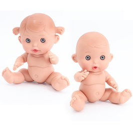 DEQUBE Poupée traditionnelle corps dur 20cm avec odeur vanille et robe régionale - Jouet pour enfants dès 3 ans - Fabriquée en Espagne