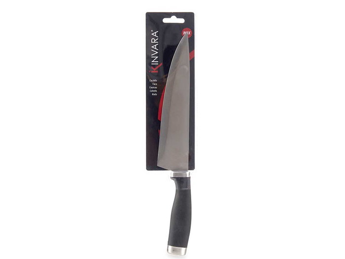 KINVARA Jeu de couteaux de cuisine 24 pièces en acier inoxydable Plata-Negro