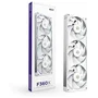 NZXT F360X Core à cadre unique (RF-U36PN-W1) Ventilateur PC 360 mm Lames LCP 3100 tr/min Blanc