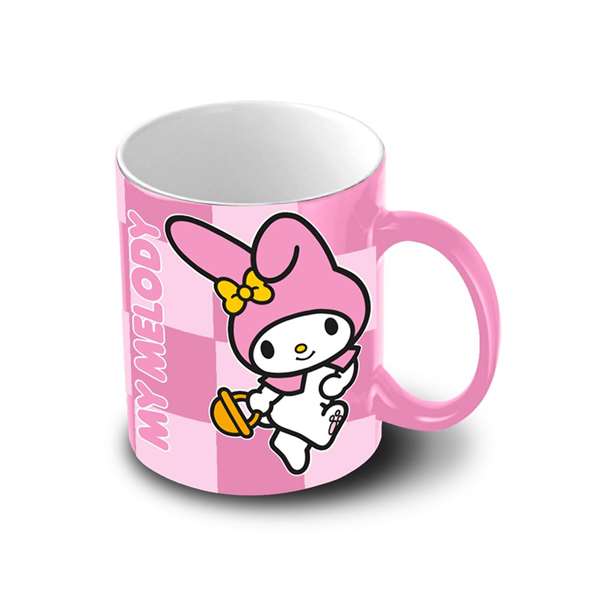 Karactermania Tasse My Melody Cute - Céramique - Rose - Dimensions 13 x 7,8 x 9,5 cm - Présenté en coffret cadeau