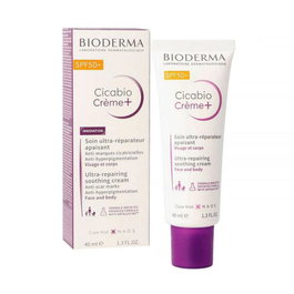 Bioderma Cicabio Crème Réparatrice SPF50+ 40 ml - Soin Peau Sensible Post-Aggression