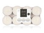 Acorde Set de 8 Bougies Chauffantes Maxi 9 Heures Blanc 23x2x11 cm Cire Aluminium (Set de 24)