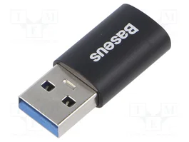 BASEUS Adaptateur USB 3.1 avec prise USB A et socle USB C noir