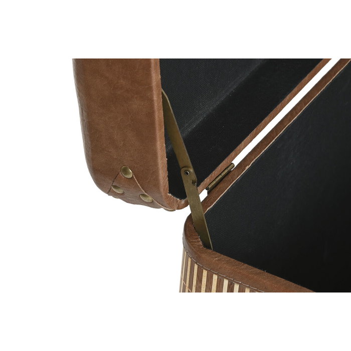 Lot de paniers Home ESPRIT Marron Naturel Polyuréthane Bambou Oriental 80 x 40 x 44 cm 80 x 40 x 45 cm (3 Unités)