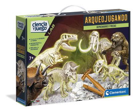 Clementoni - Jeu Arqueojugando Predateurs et Proies - Dimensions 42 x 29 x 6,5 cm - Version Espagnole