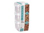 LEKNES Set de 3 bocaux en plastique transparent 250 ml