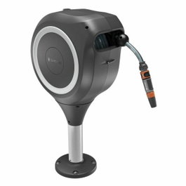 Gardena RollUp S Dévidoir automatique 15 m, Tuyau 13 mm, Blanc