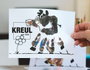 Kreul Kit 6 botes peinture MUCKI et 2 blocs de papier Powerpack Muéstrame el mundo de los colores