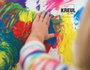 Kreul Kit 6 botes peinture MUCKI et 2 blocs de papier Powerpack Muéstrame el mundo de los colores