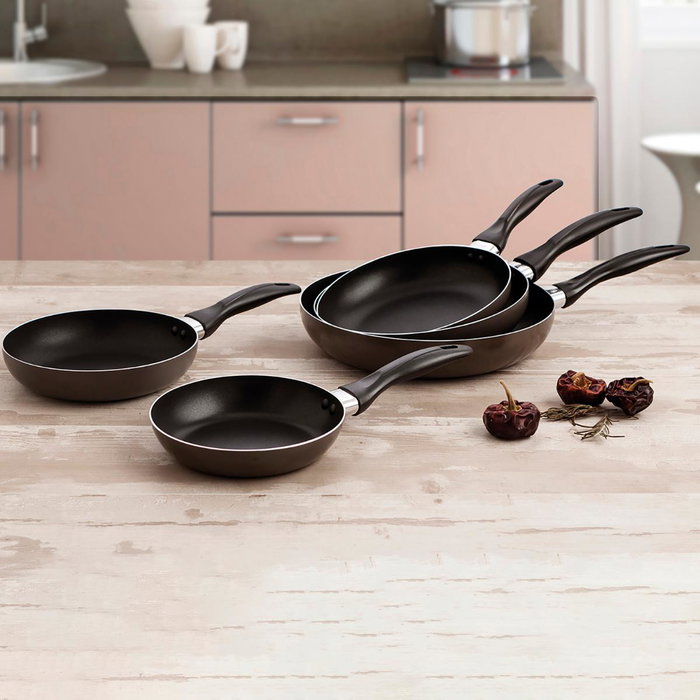 Quid Poêle en Aluminium Estampé Temis 24 cm Antiadhésive (6 Unités)