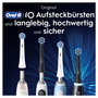Oral-B iO Têtes de brosse de rechange Sensitiv cleaning Noir, 4 pcs.