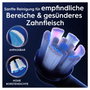 Oral-B iO Têtes de brosse de rechange Sensitiv cleaning Noir, 4 pcs.
