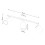 LEMMI Plafonnier LED minimaliste 3 lampes blanc ou noir pour intérieur design, [SOL-SL.1128]