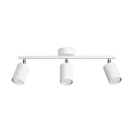 LEMMI Plafonnier LED minimaliste 3 lampes blanc ou noir pour intérieur design, [SOL-SL.1128]