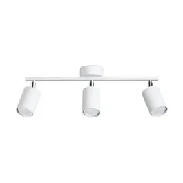 LEMMI Lustre 3 Lumières SOL-SL.1128 LED Design Minimaliste Métal Noir Blanc