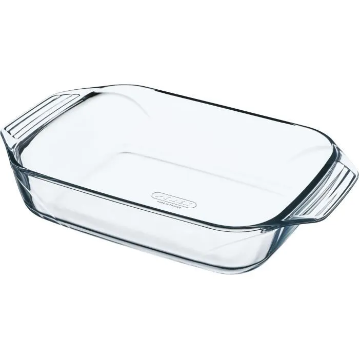Pyrex - Lot de 4 plats rectangulaires en verre pour four (27, 31, 35, 39 cm) - Résistant aux chocs thermiques, sans BPA, de -40°C à +350°C Pyrex - Lot de 4 plats rectangulaires en verre pour four (27, 31, 35, 39 cm) - Résistant aux chocs thermiques, sans BPA, de -40°C à +350°C