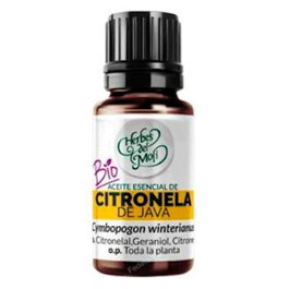 HERBES DEL MOLI Huile essentielle Citronelle de Java ECO 10 ml