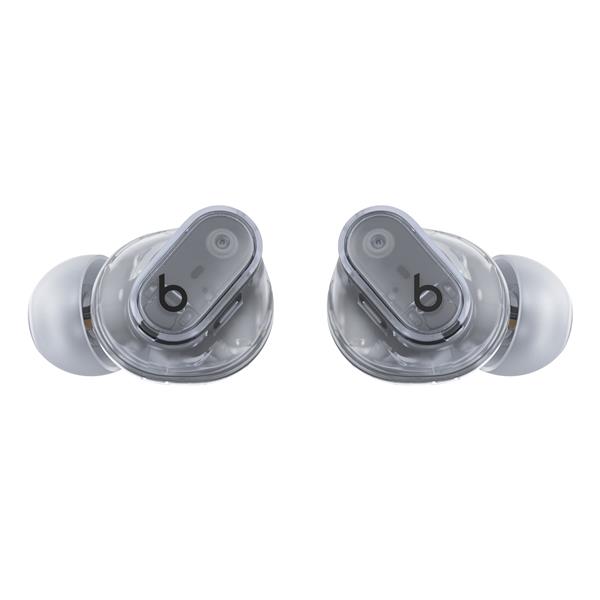 Beats Studio Buds + Transparent Noir Casque Bluetooth True Wireless avec ANC - Écouteurs Intra-auriculaires avec Micro, USB-C - Apple