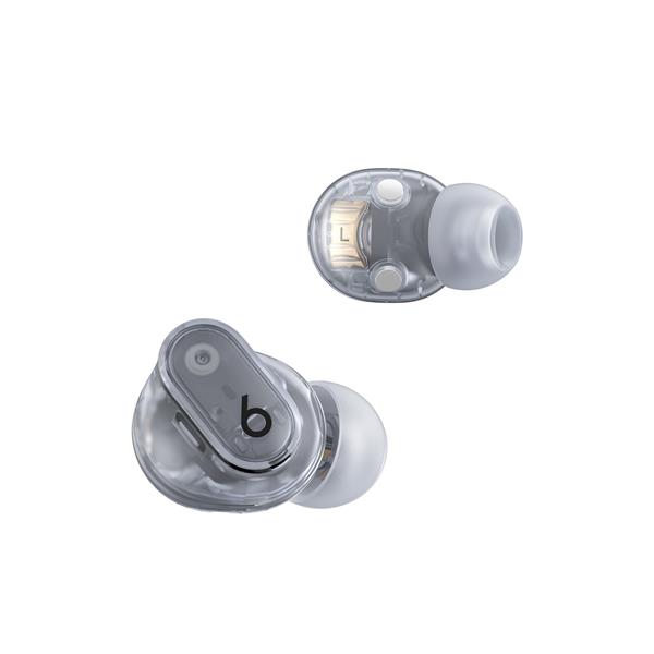 Beats Studio Buds + Transparent Noir Casque Bluetooth True Wireless avec ANC - Écouteurs Intra-auriculaires avec Micro, USB-C - Apple