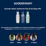 SodaStream Fizz&Go Easy-Mix, Bouteille Isotherme en Acier Inoxydable 0,71 L pour Machine à Eau Pétillante et Soda, Garde au Froid 6 Heures, Coloris Sable
