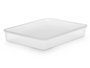 Leknes Boîte de conservation 32 x 24 x 5 cm Plastique Transparente (Set de 12)