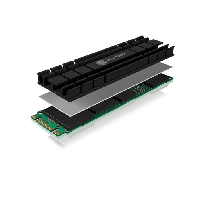 Icy IB-M2HS-701 Kit de dissipateur thermique pour SSD M.2