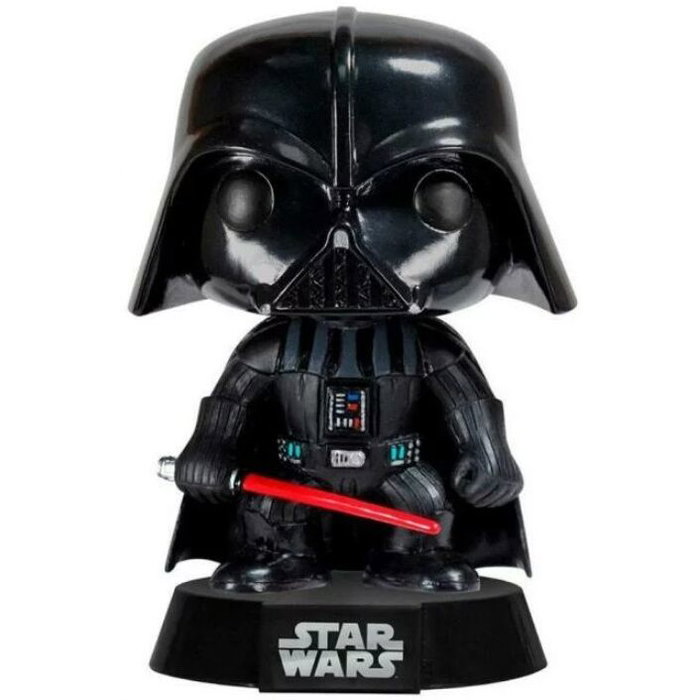 FUNKO Figurine POP Vinyl Star Wars - Darth Vader - Bobblehead - Environ 9 cm