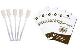 Evolis Kit de Nettoyage pour Imprimante à Cartes - Cartes adhésives et écouvillons pour rouleaux et tête d'impression