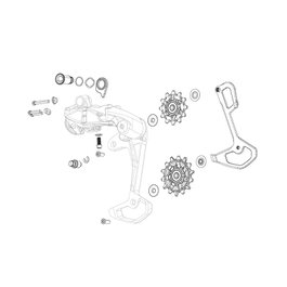 Sram Kit de pièces de montage dérailleur GX 1x11 vitesses