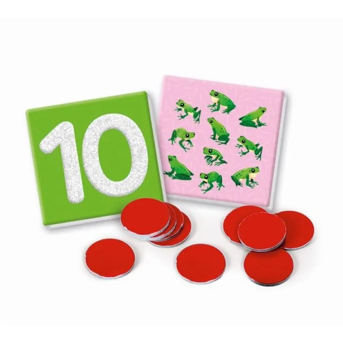 Clementoni - Jeu éducatif Montessori 'Les chiffres tactiles' - Apprentissage des chiffres avec 10 cartes rugueuses - À partir de 3 ans
