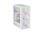 Genesis Boîtier PC Gaming Diaxid 605 Midi Tower Blanche ATX avec 4 Ventilateurs ARGB