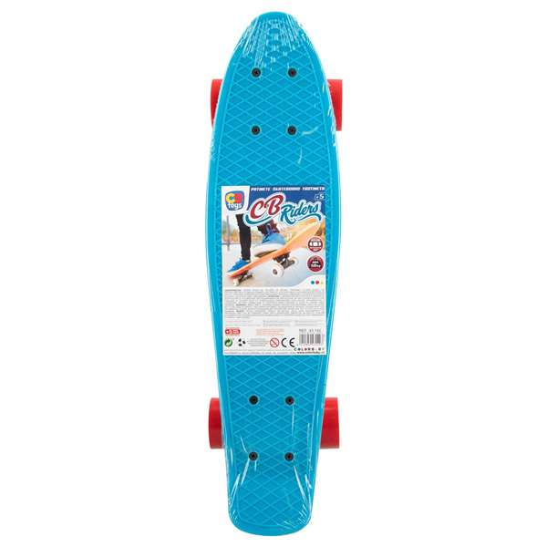 Color Baby - Trottinette enfant en plastique avec essieu plastique et roues PVC - Capacité 50 kg - 55 x 12 cm - Modèles assortis (Vert, Rouge, Bleu)