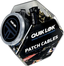 QUIKLOK Cable Patch Jack-Jack Aa - Pack de 65 unités, Mix Quiklok