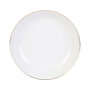 Home Deco Factory Plat creux avec rebord doré 21cm