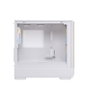 Einarex PM400 EXCS-PM-400R-W Boîtier PC Gaming Micro-ATX Semitorre Blanc, RGB 3 Ventilateurs, Vitré