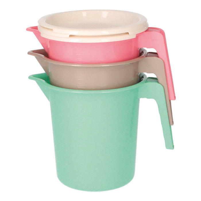 Vassary Lot de 12 contenants de recyclage d'huile avec filtre 1L Vassary Lot de 12 contenants de recyclage d'huile avec filtre 1L