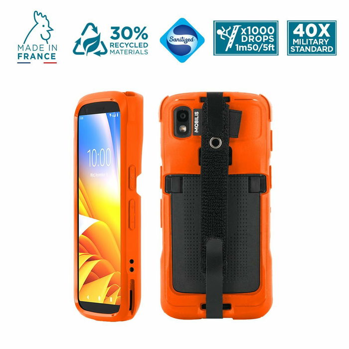 Protection pour téléphone portable Mobilis 052064 Orange