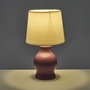 BigBuy Home Lampe de bureau Blanc Violet 40 W