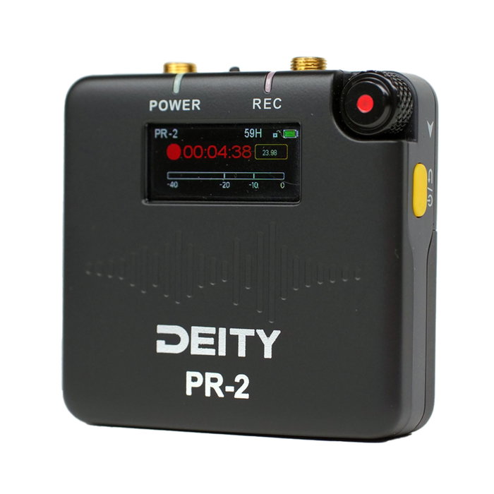 Deity PR-2 Enregistreur de Poche Stéréo avec Micro Lavalier Black