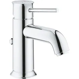 Grohe - Mitigeur de lavabo Start Classic avec tirette de vidage et mousseur économiseur d'eau - Finition StarLight chrome - Cartouche céramique 28 mm - Garantie 5 ans
