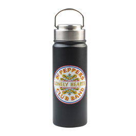 ERIK - Gourde isotherme en acier inoxidable 500ml à motif The Beatles avec poignée et bouchon étanche