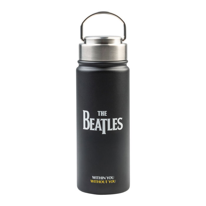 ERIK - Gourde isotherme en acier inoxidable 500ml à motif The Beatles avec poignée et bouchon étanche
