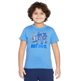 T shirt à manches courtes Enfant Nike Nkb Music Boxy Pals Ss Tee Bleu M