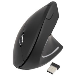 Tooq Souris Verticale Ergonomique Sans Fil 3200 DPI Noir