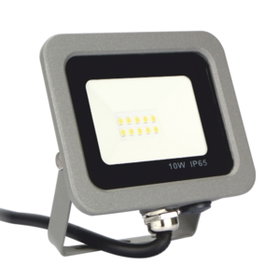 Silver Projecteur LED IPS65 10W 5700K 800lm Blanc Froid Étanche Extérieur