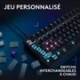 Logitech G G316 X - Clavier gamer filaire 75 % AZERTY - Noir